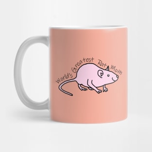 Worlds Greatest Rat Mom Mug
